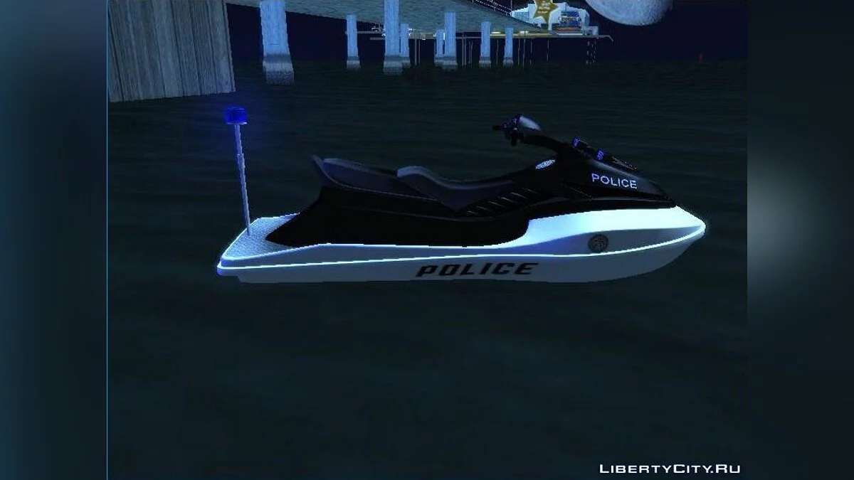 Полицейский Seashark из GTA 5 / GTA San Andreas