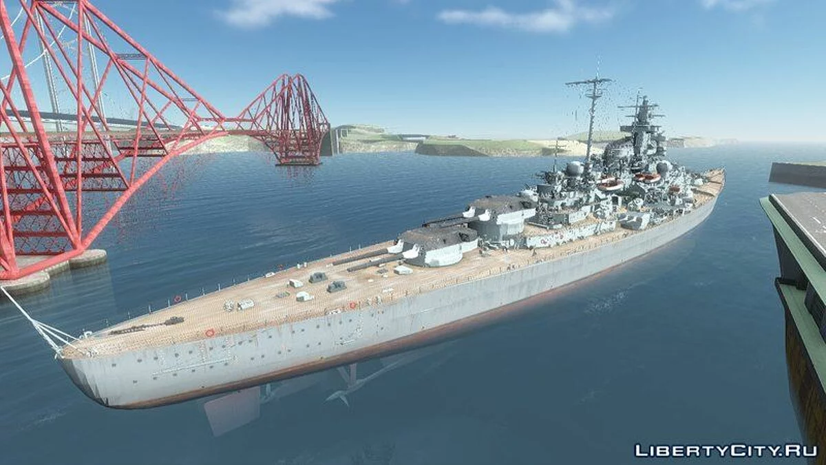 Линкор KMS Tirpitz / GTA San Andreas