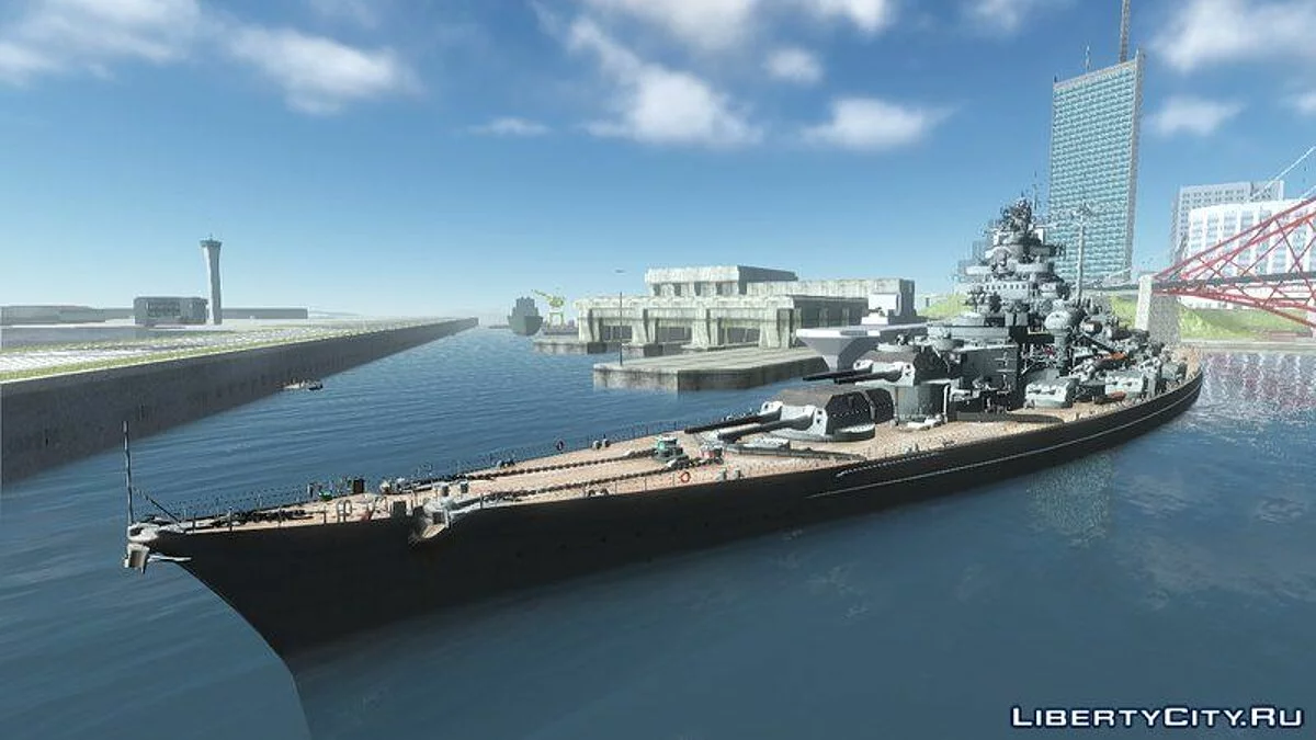 Линкор KMS Tirpitz / GTA San Andreas