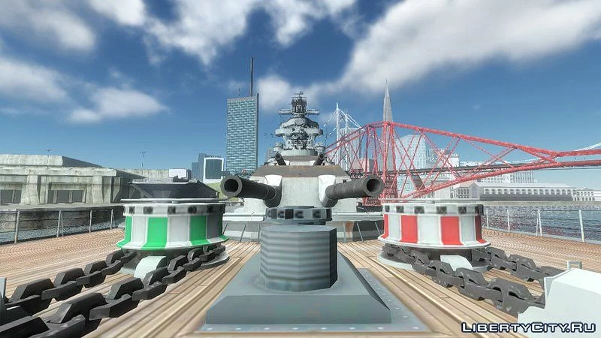 Линкор KMS Tirpitz / GTA San Andreas