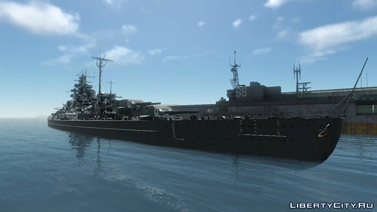 Линкор KMS Tirpitz / GTA San Andreas