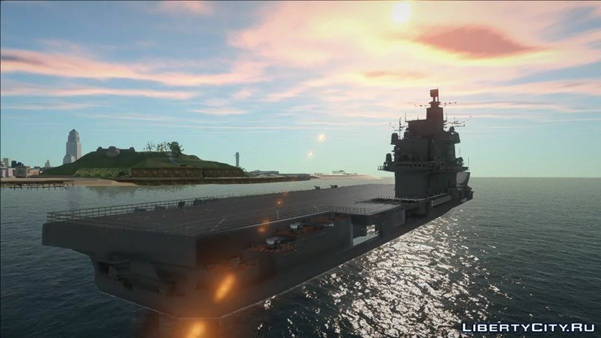Тяжёлый авианесущий крейсер «Адмирал Флота Советского Союза Кузнецов» / GTA San Andreas