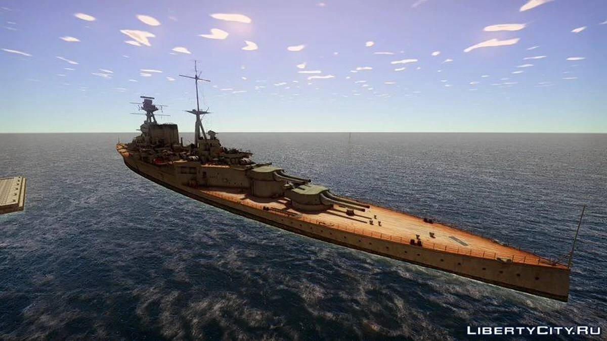 Линкор Худ (HMS Hood 1918) / GTA San Andreas