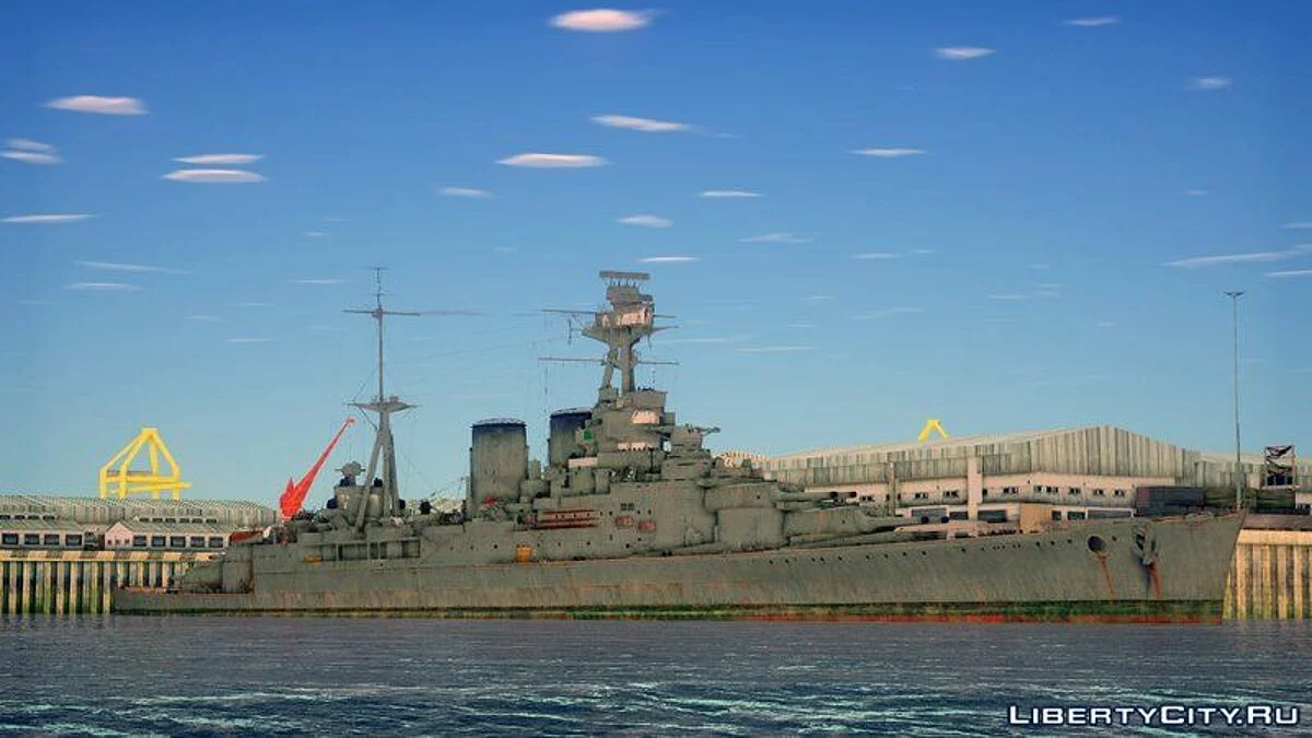 Линкор Худ (HMS Hood 1918) / GTA San Andreas