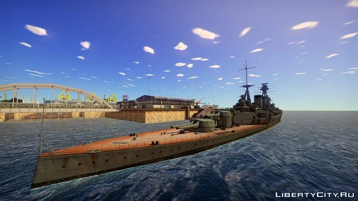 Линкор Худ (HMS Hood 1918) / GTA San Andreas