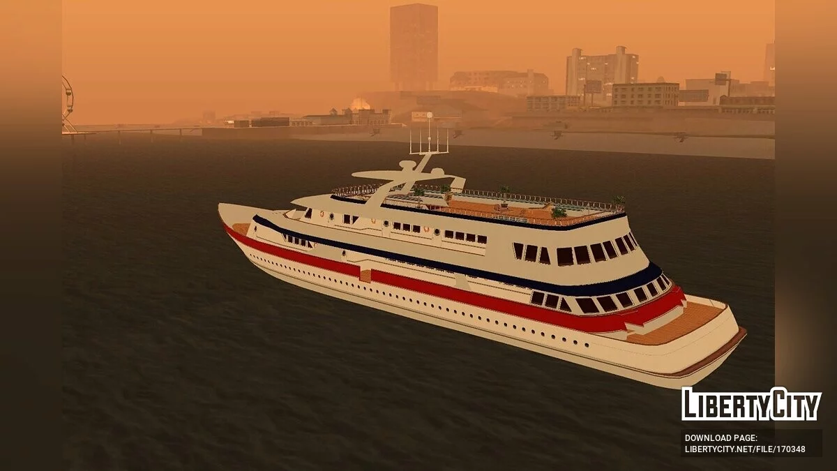 Яхта Кортеза из Vice City / GTA San Andreas