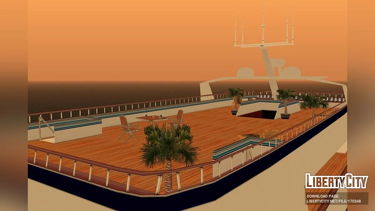 Яхта Кортеза из Vice City / GTA San Andreas