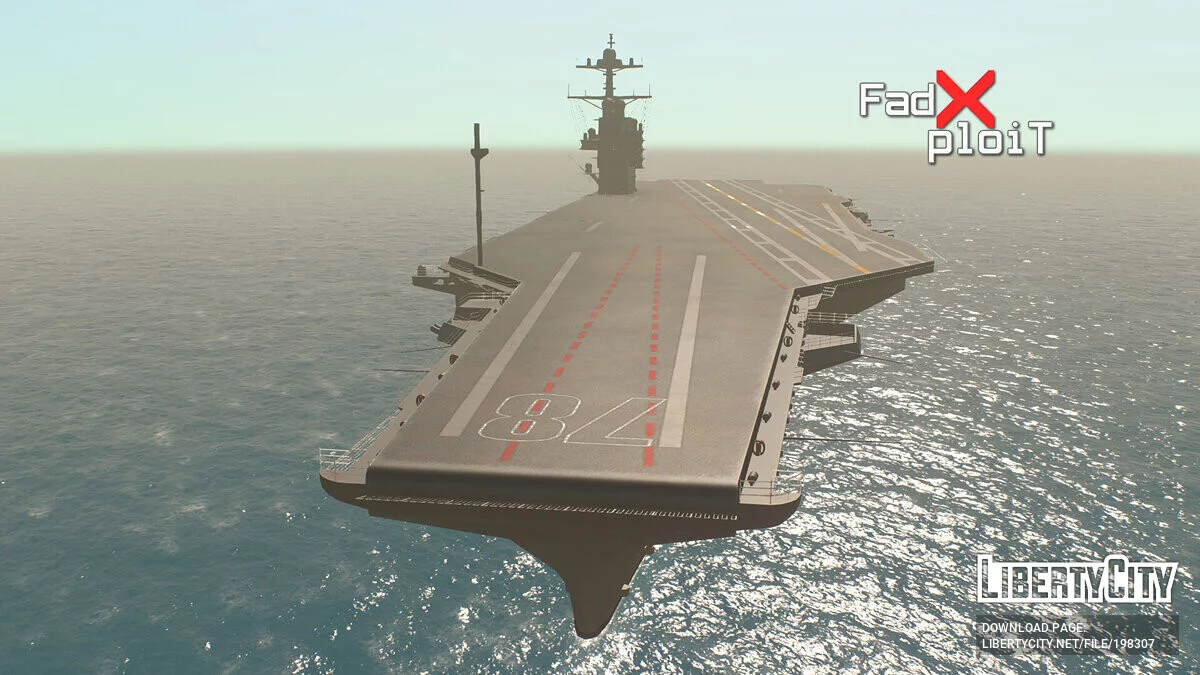 USS Gerald R. Ford (CVN-78) Aircraft Carrier / GTA San Andreas
