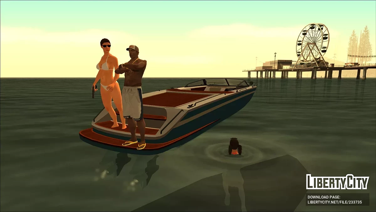 Pegassi Speeder из GTA 5 / GTA San Andreas