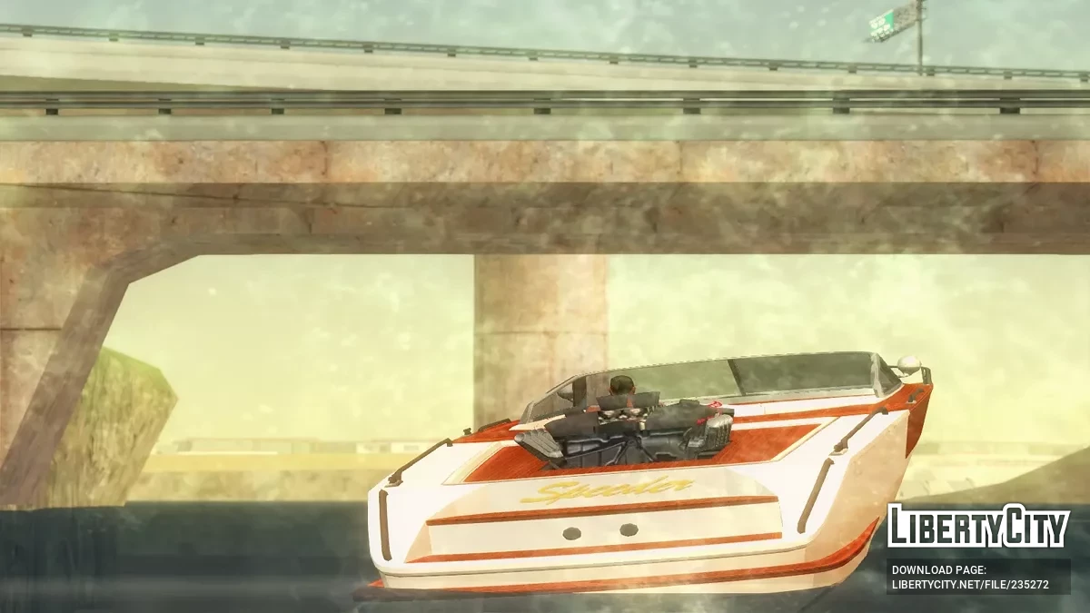 Pegassi Speeder из GTA 5 / Online [VehFuncs] / GTA San Andreas