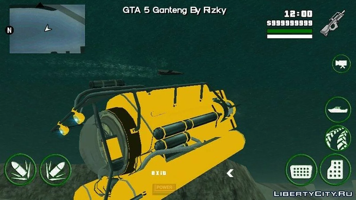 GTA 5 Submarine For Android / GTA San Andreas (iOS, Android)