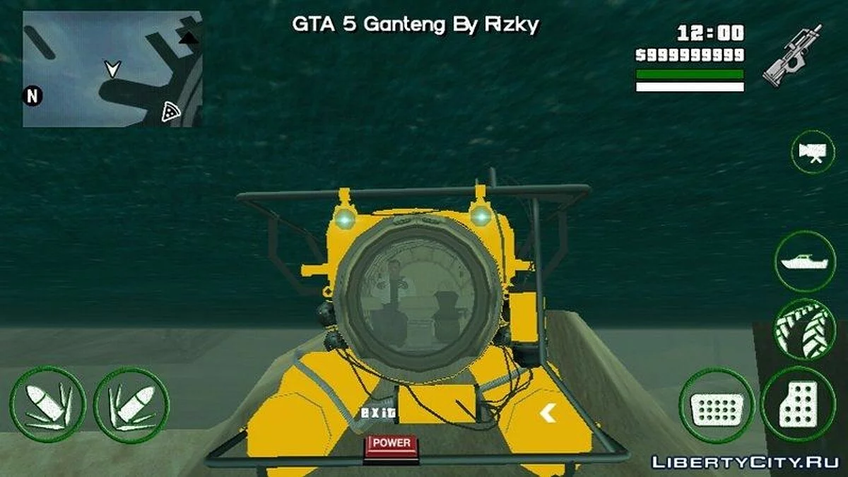 GTA 5 Submarine For Android / GTA San Andreas (iOS, Android)
