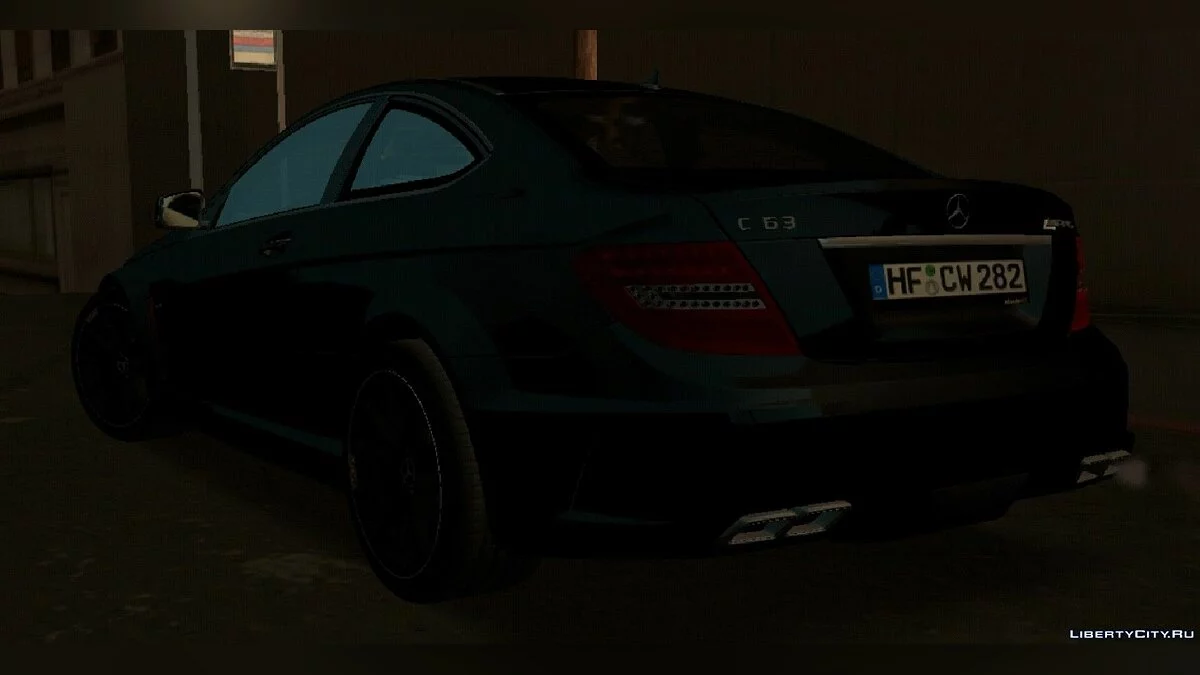Mercedes-Benz C63 AMG W204 Black Series / GTA San Andreas (iOS, Android)