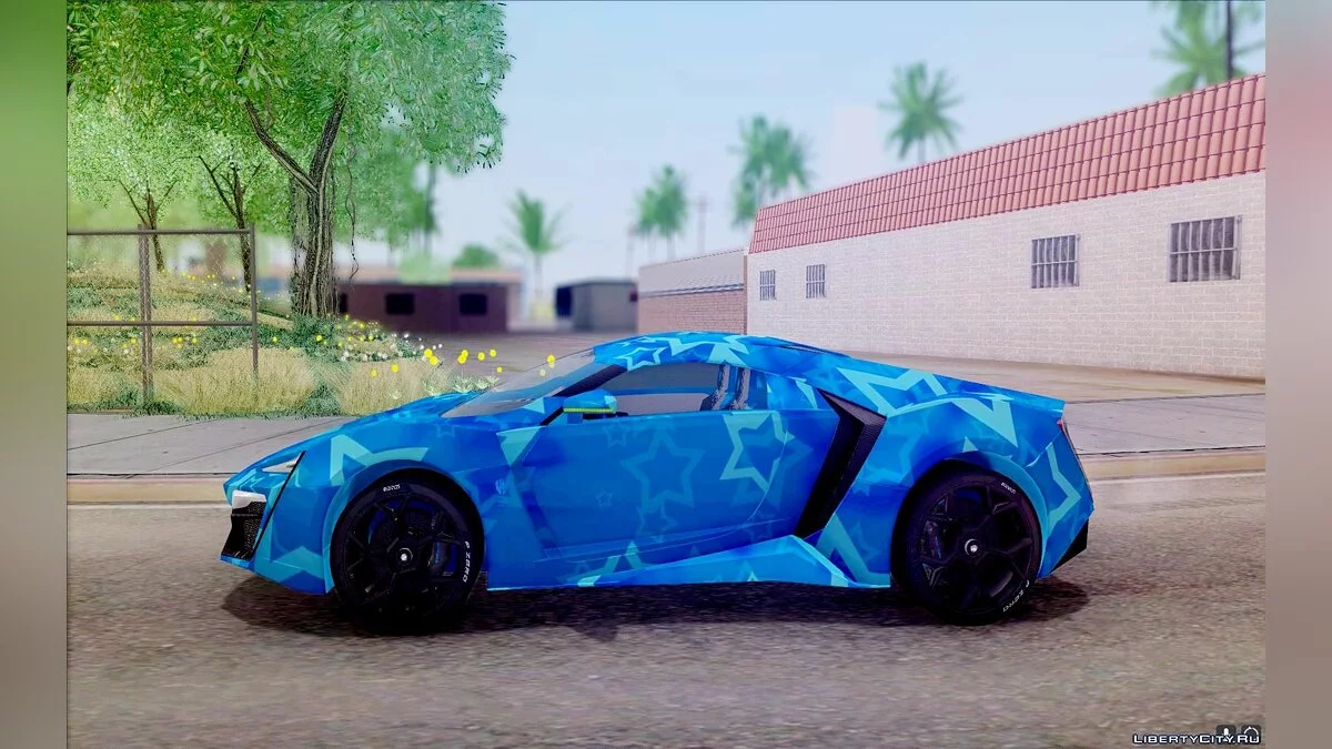 W-Motors Lykan Hypersport 2013 Blue Star / GTA San Andreas