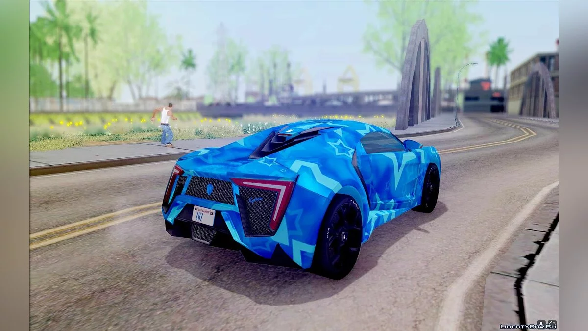 W-Motors Lykan Hypersport 2013 Blue Star / GTA San Andreas