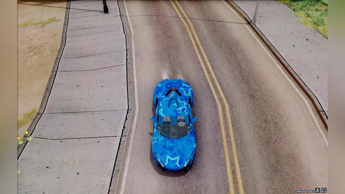 W-Motors Lykan Hypersport 2013 Blue Star / GTA San Andreas