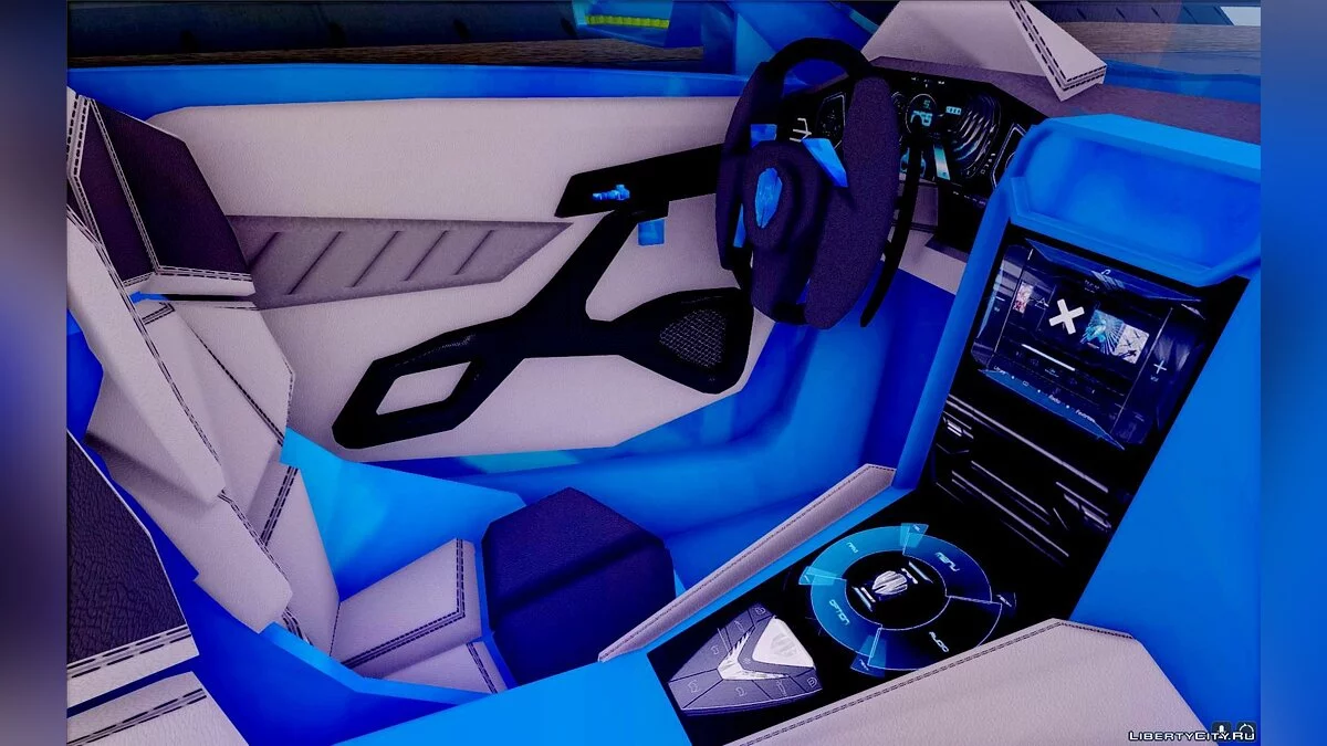 W-Motors Lykan Hypersport 2013 Blue Star / GTA San Andreas