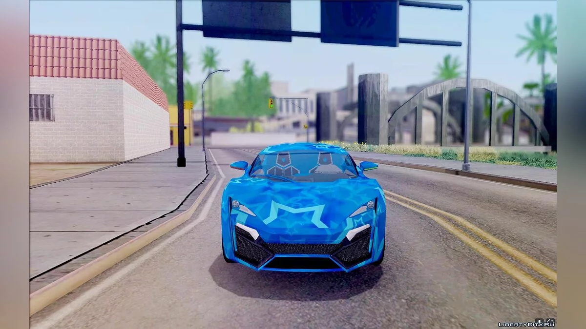 W-Motors Lykan Hypersport 2013 Blue Star / GTA San Andreas