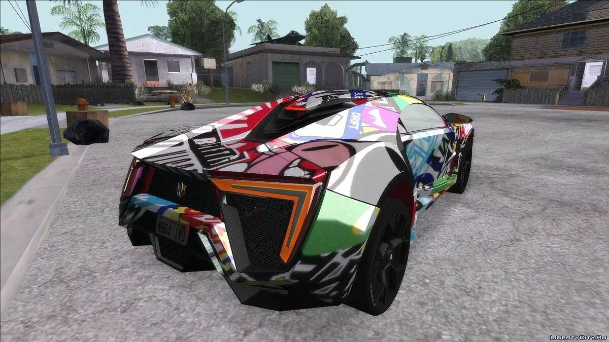 W-Motors Lykan Hypersport 2013 Stiker Editions / GTA San Andreas