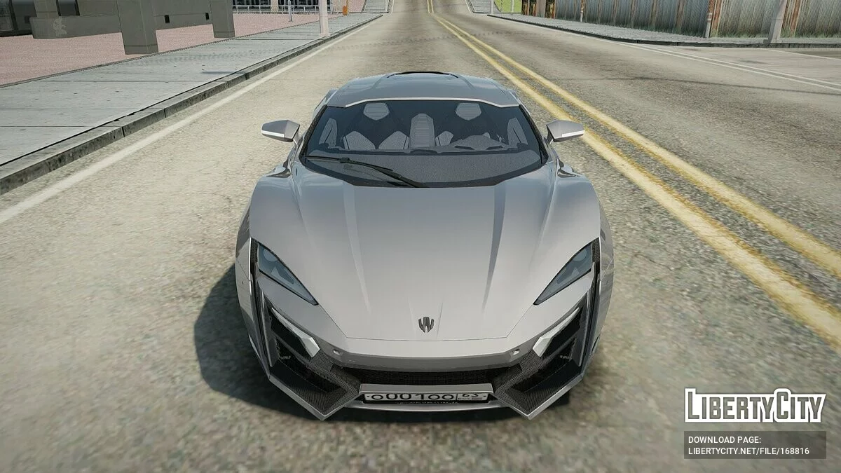 W Motors Lykan HyperSport / GTA San Andreas