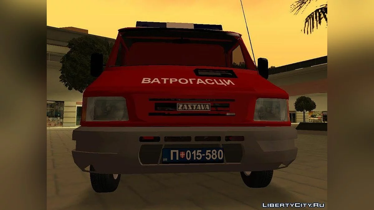 Zastava Daily 35 Vatrogasna Kola / GTA San Andreas