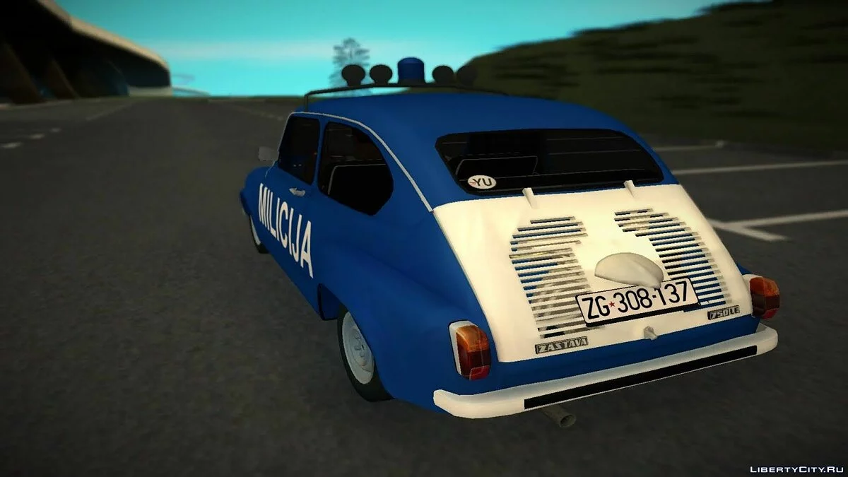Zastava 750LE Milicija YU / GTA San Andreas