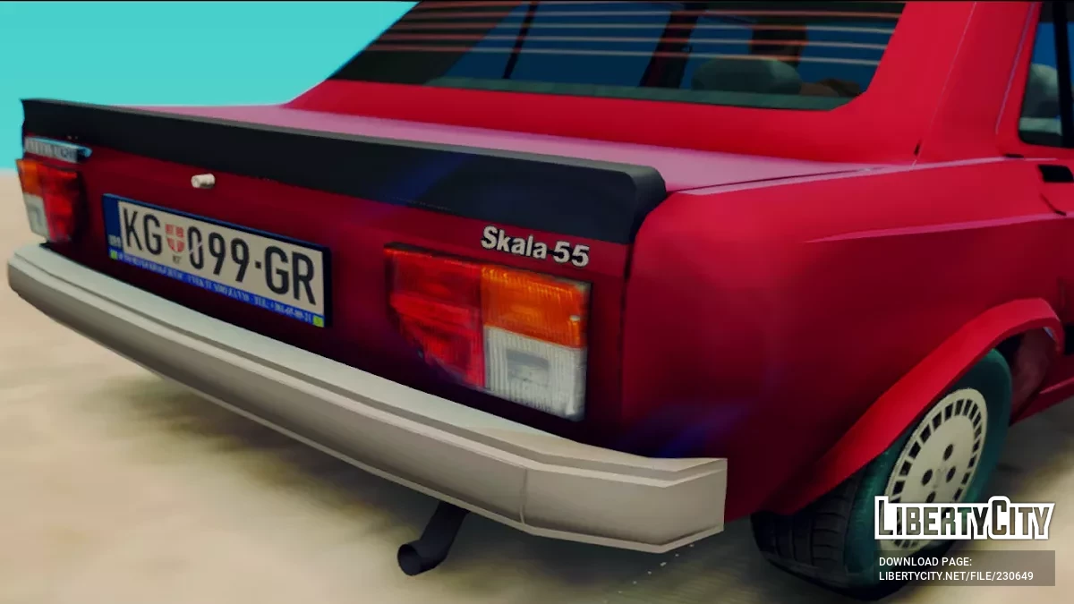 1992 Zastava 128 Skala 55 / GTA San Andreas