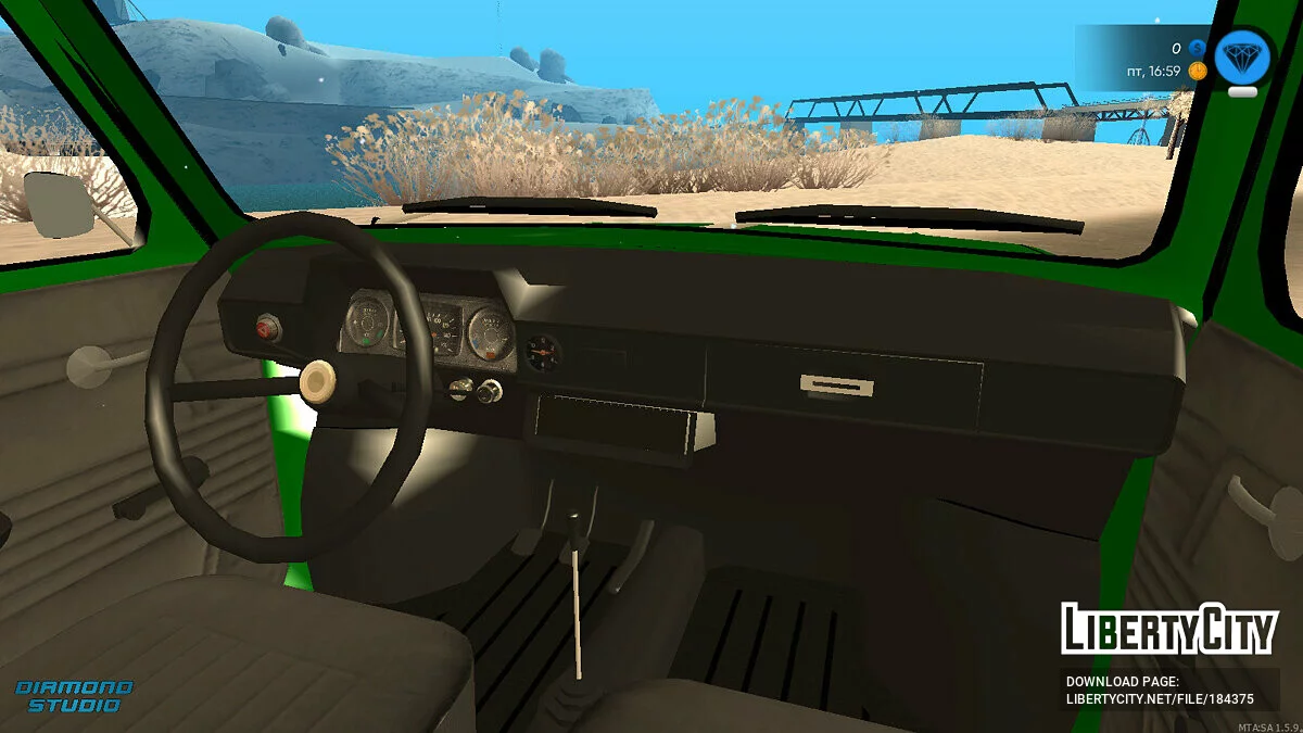 ЗАЗ-968М + CCD / GTA San Andreas
