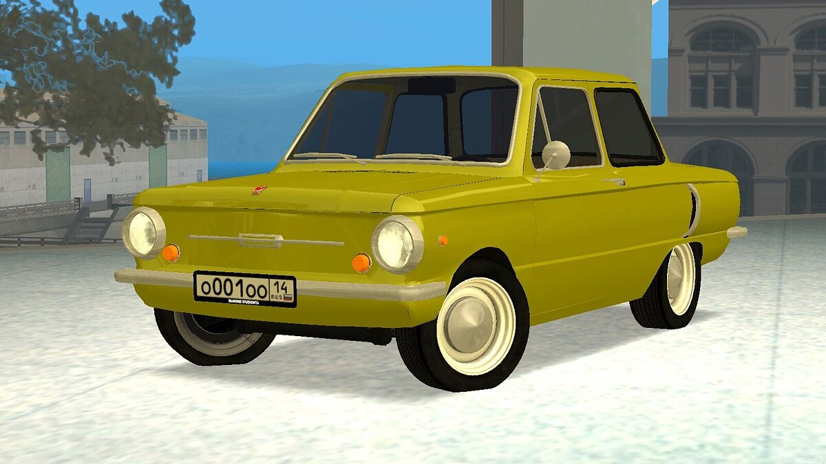 Скачать ЗАЗ-968 + CCD для GTA San Andreas