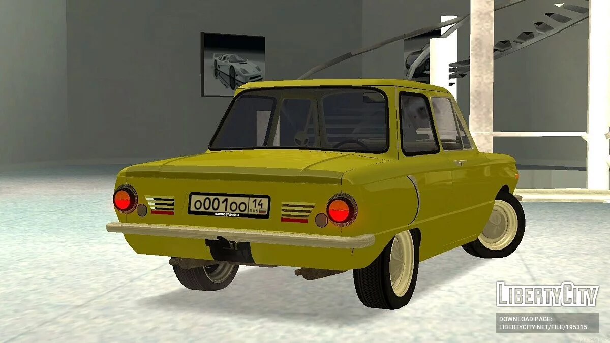ЗАЗ-968 + CCD / GTA San Andreas