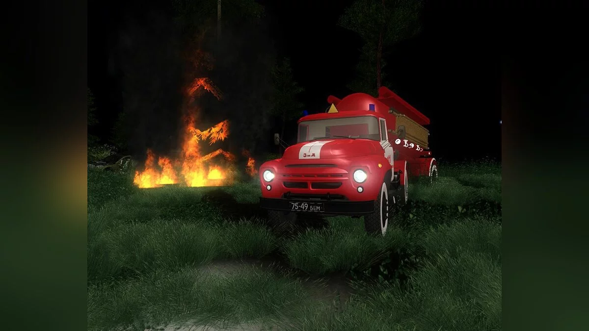 Пожарный автомобиль АВ-6 (130В1) / GTA San Andreas