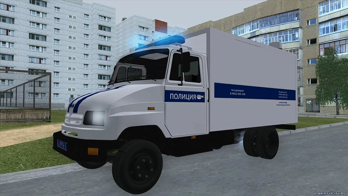ЗИЛ-5301 "Бычок" Автозак МВД России / GTA San Andreas