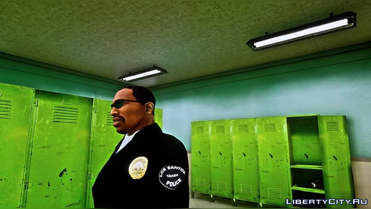 Полицейская форма CRASH для Карла / GTA San Andreas: The Definitive Edition