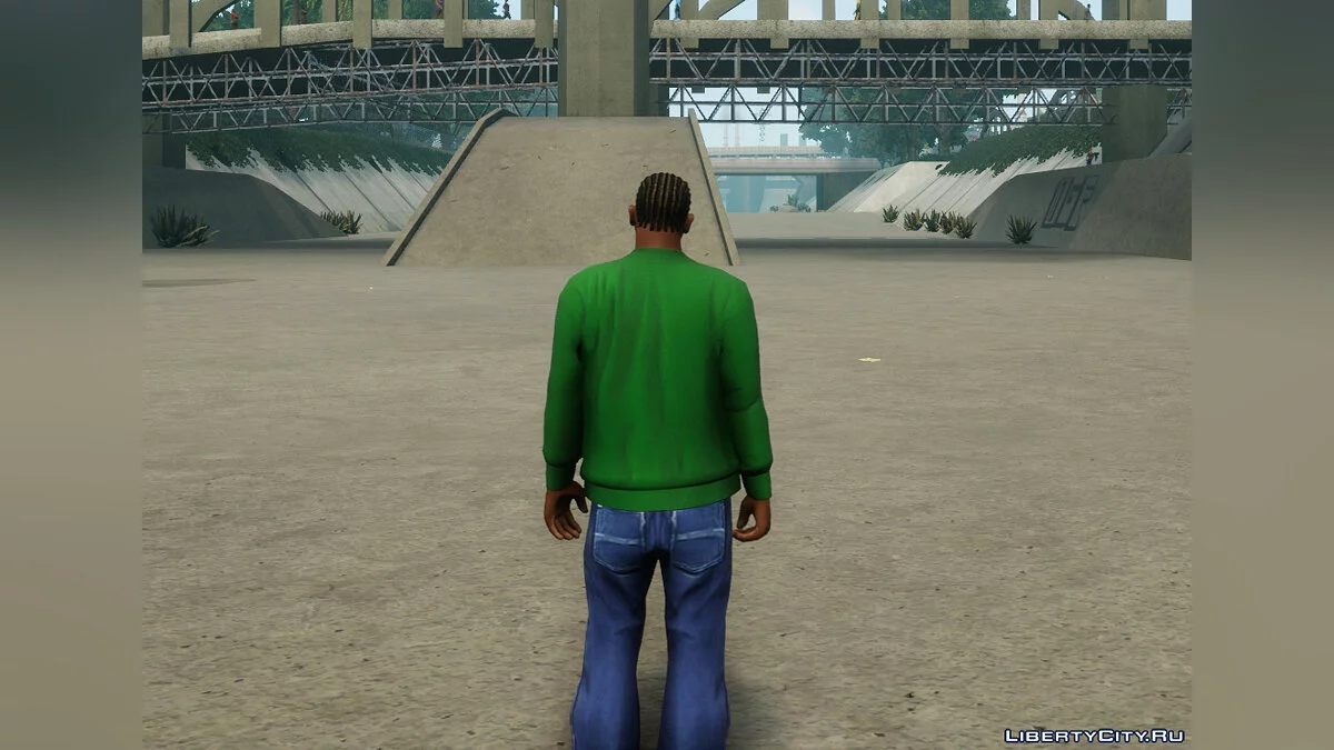 Зелёный R* Свитер / GTA San Andreas: The Definitive Edition