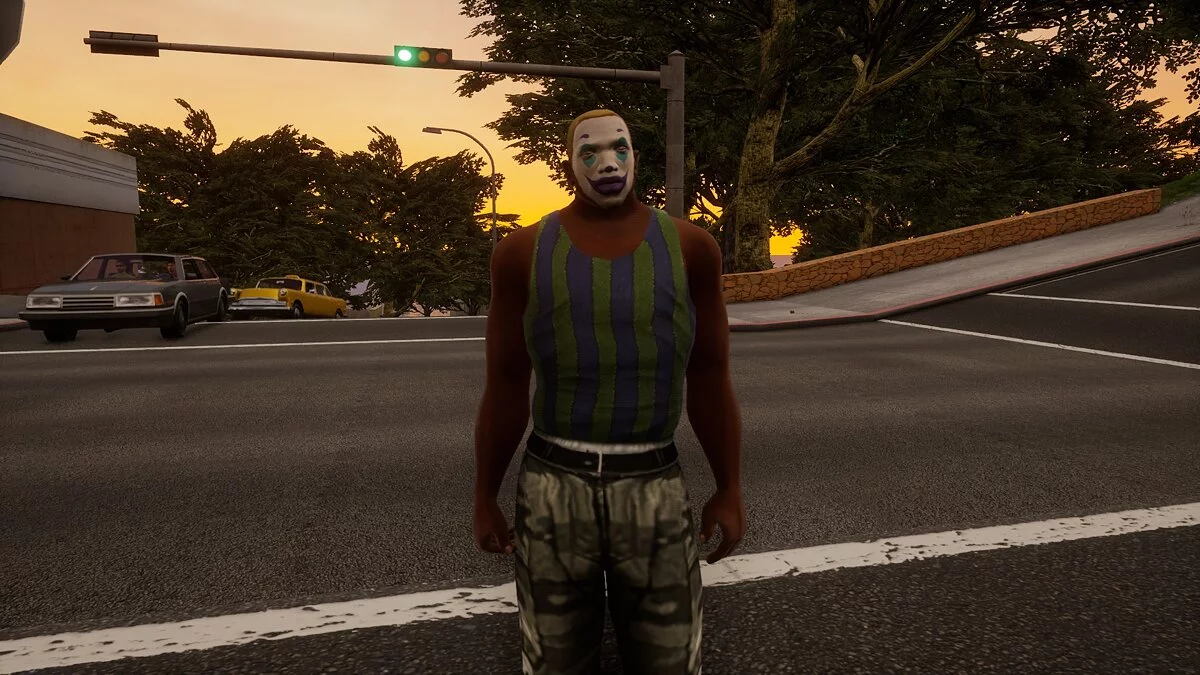 Наряд клоуна / GTA San Andreas: The Definitive Edition