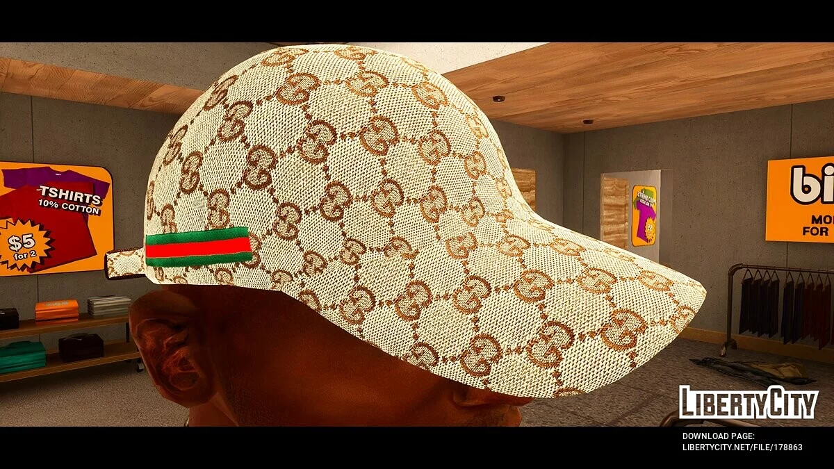 Кепка Гуччи / GTA San Andreas: The Definitive Edition