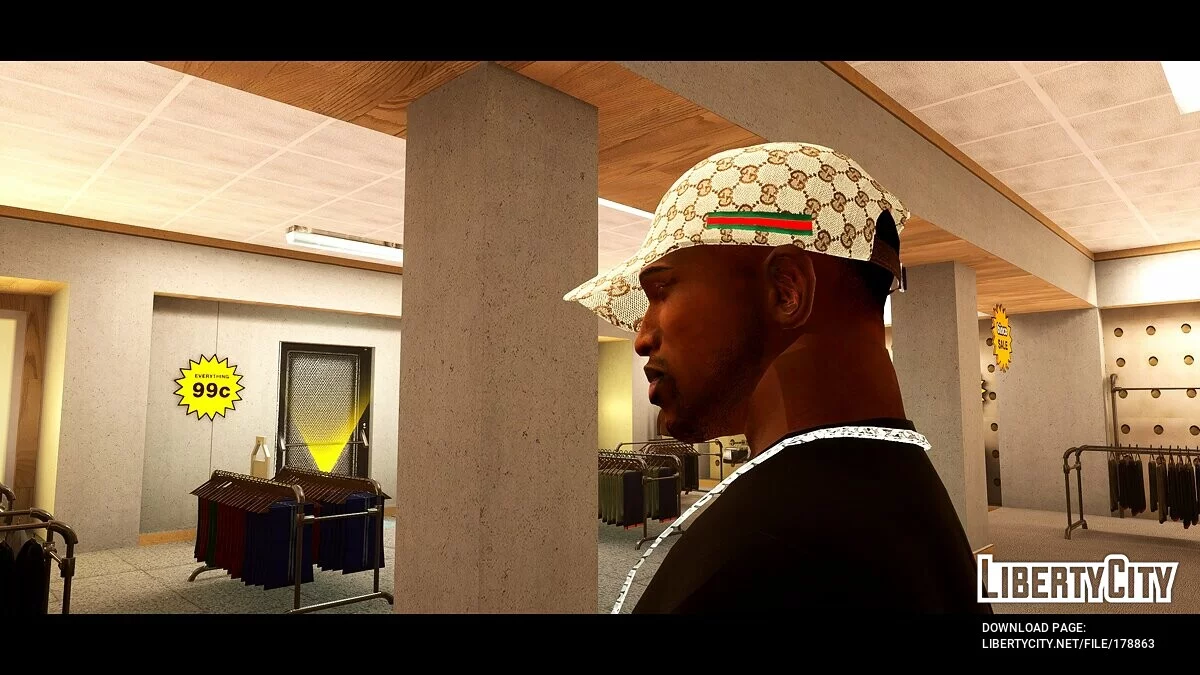 Кепка Гуччи / GTA San Andreas: The Definitive Edition