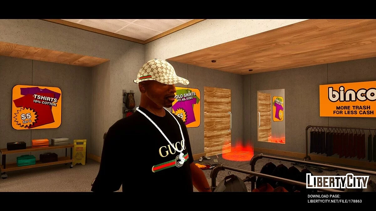 Кепка Гуччи / GTA San Andreas: The Definitive Edition