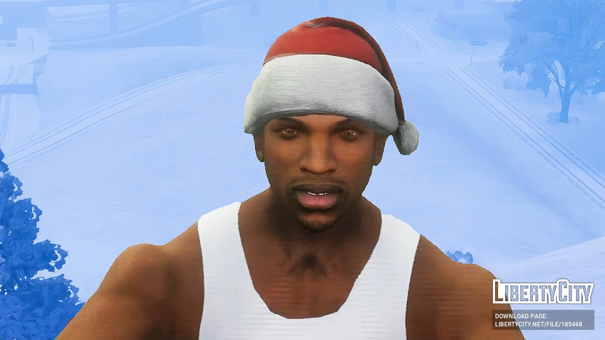 Новогодняя шапка / GTA San Andreas: The Definitive Edition