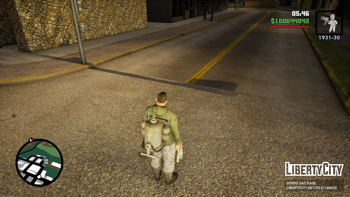 Ранец из Fallout 3 (OLD) / GTA San Andreas: The Definitive Edition