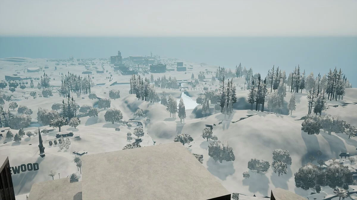Snow Conversion 2021 - Штат покрыт снегом / GTA San Andreas: The Definitive Edition