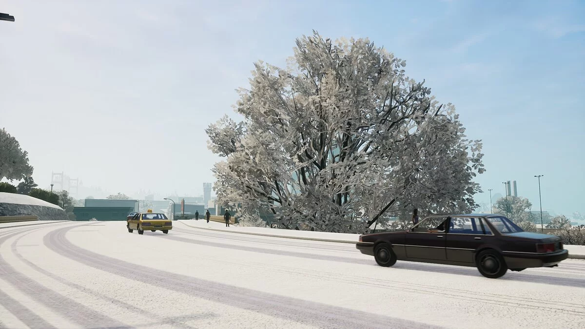 Snow Conversion 2021 - Штат покрыт снегом / GTA San Andreas: The Definitive Edition