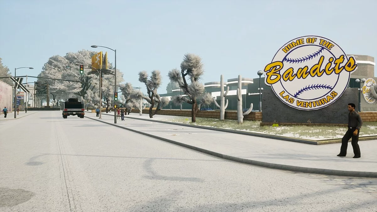 Snow Conversion 2021 - Штат покрыт снегом / GTA San Andreas: The Definitive Edition