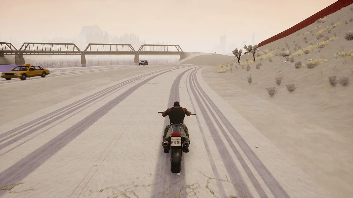 Snow Conversion 2021 - Штат покрыт снегом / GTA San Andreas: The Definitive Edition
