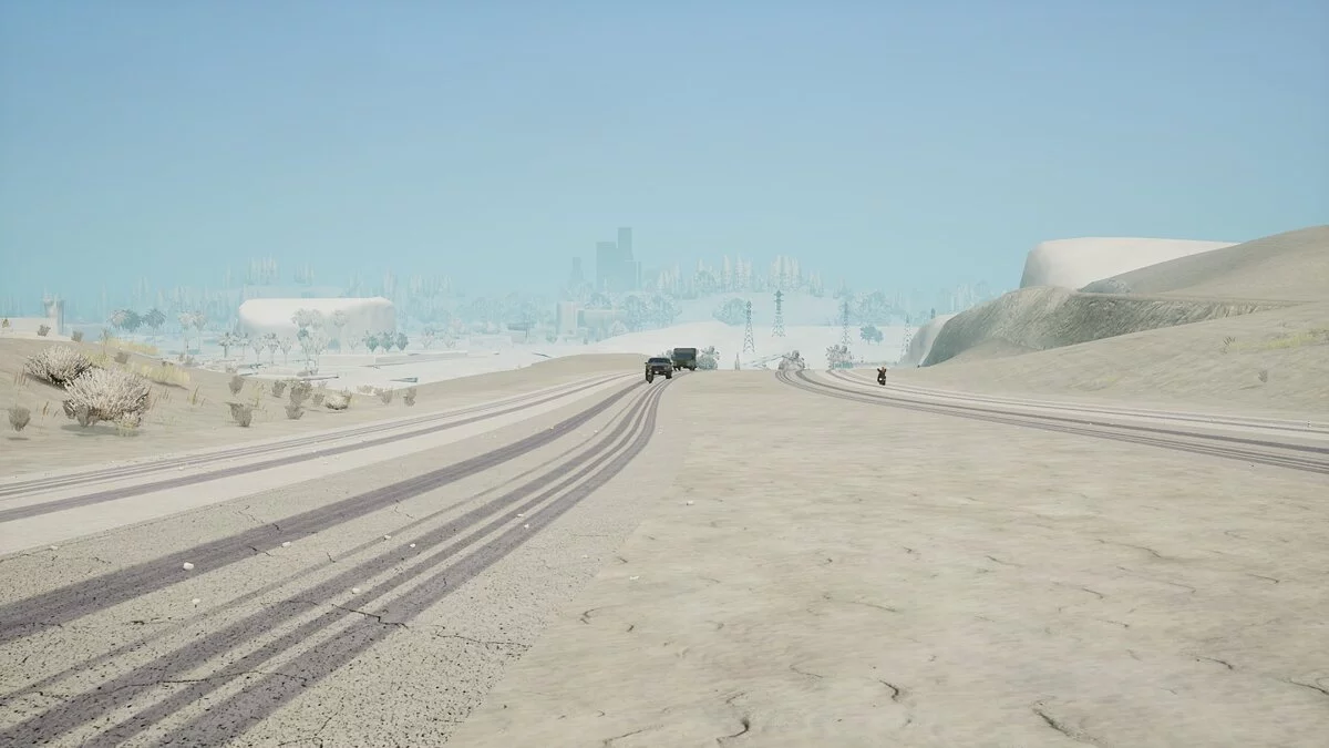 Snow Conversion 2021 - Штат покрыт снегом / GTA San Andreas: The Definitive Edition