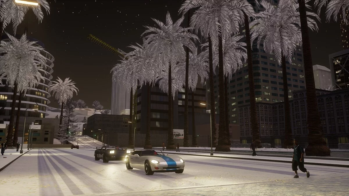 Snow Conversion 2021 - Штат покрыт снегом / GTA San Andreas: The Definitive Edition