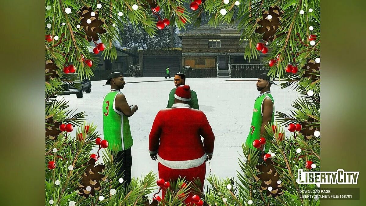 Рождественский мод / GTA San Andreas: The Definitive Edition