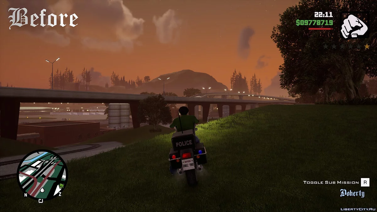 Атмосфера в стиле концептуальных трейлеров VC и SA / GTA San Andreas: The Definitive Edition