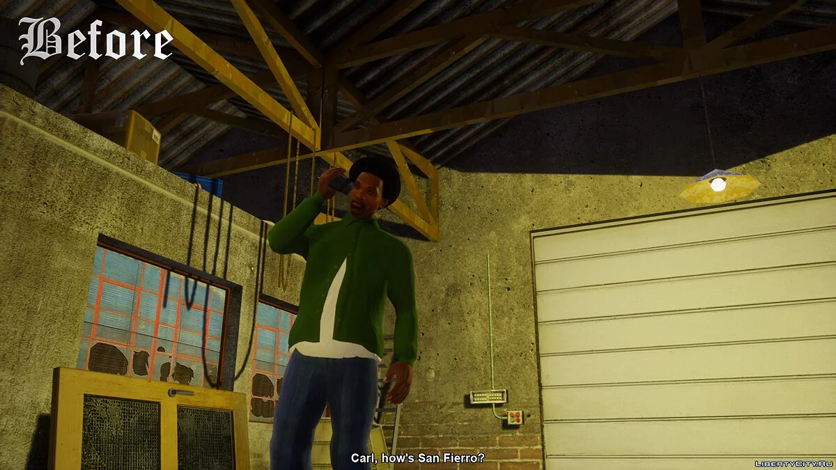 Атмосфера в стиле концептуальных трейлеров VC и SA / GTA San Andreas: The Definitive Edition