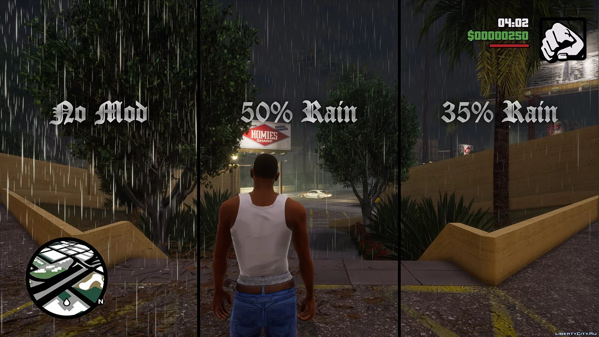 Исправление дождя v1.3 / GTA San Andreas: The Definitive Edition
